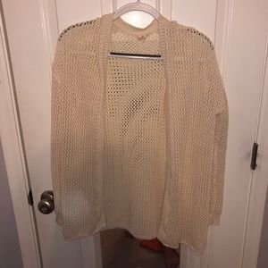 Drop shoulder cardigan